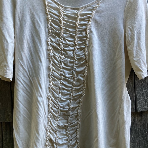 Loft ruffle-front top - Picture 2 of 6